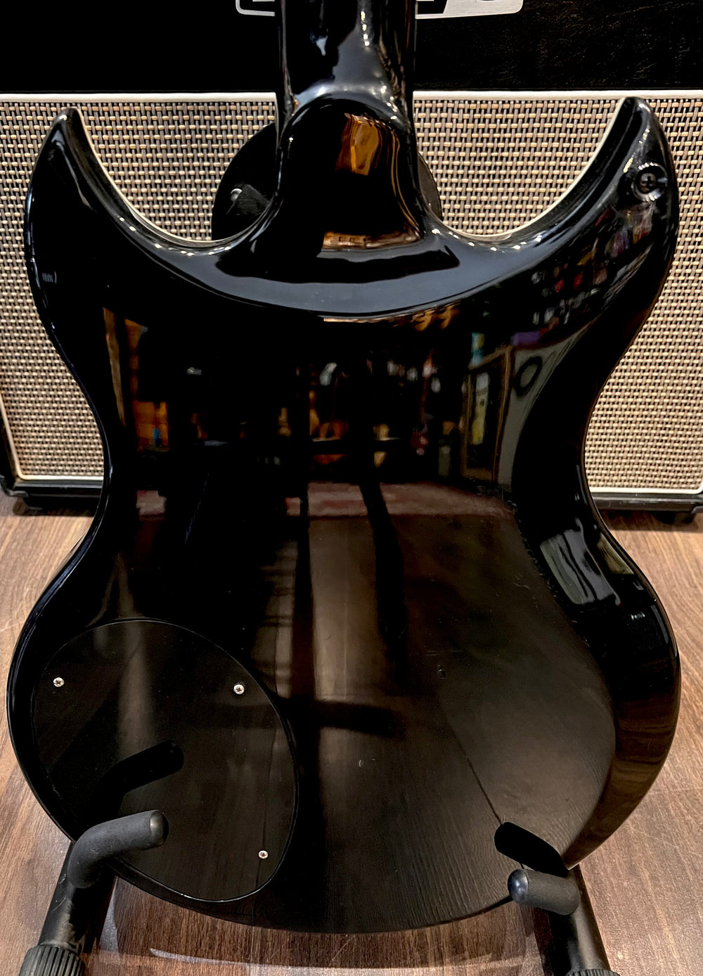 Vox SDC-55 Solid Body Double Cutaway Black (Pre-Owned) - Music Vault