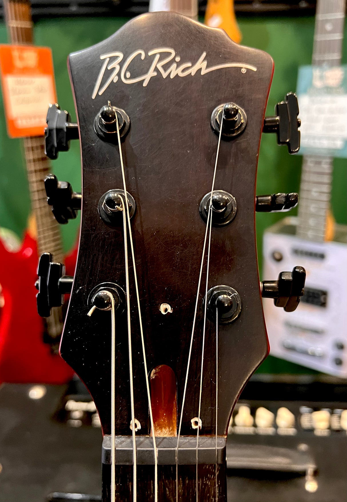 BC Rich Bich ST Hard Tail Transparent Red (Pre-Owned) - Music Vault