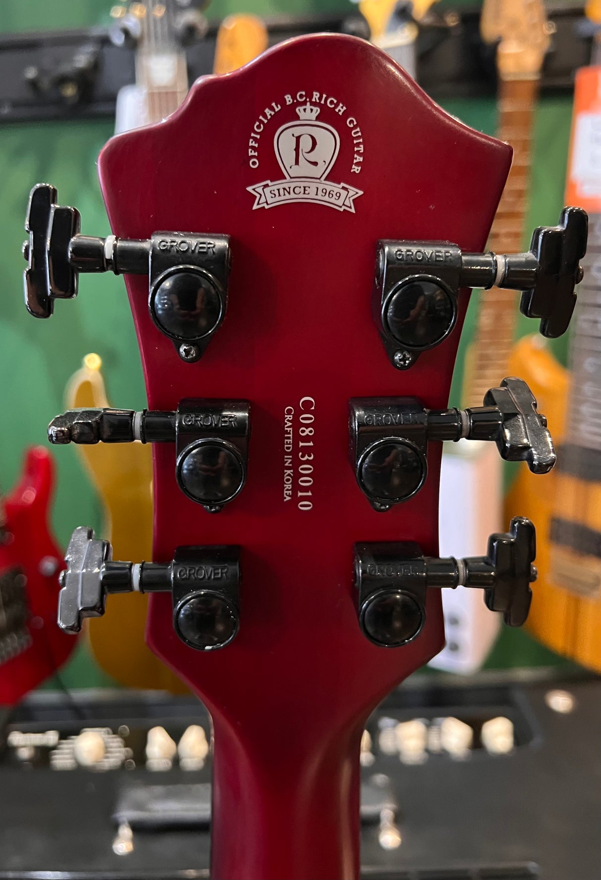 BC Rich Bich ST Hard Tail Transparent Red (Pre-Owned) - Music Vault