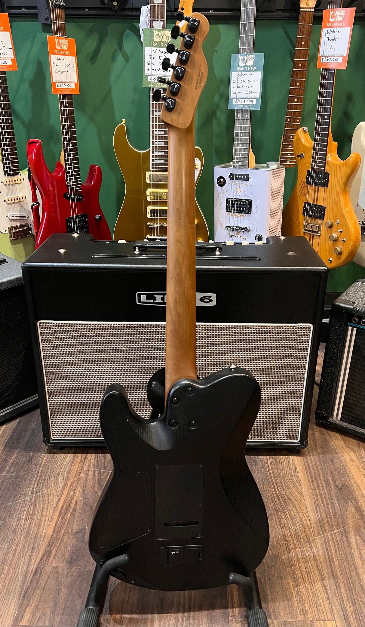 Charvel Pro-Mod So-Cal Style 2 24 HH 2PT CM Black Ash (Pre-Owned)