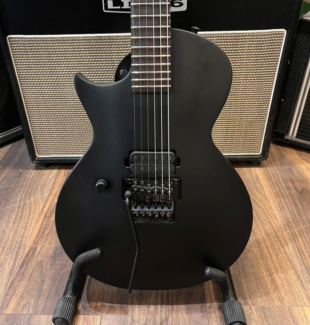 ESP LTD EC-FR Black Metal Left Handed (Pre-Owned) - Music Vault