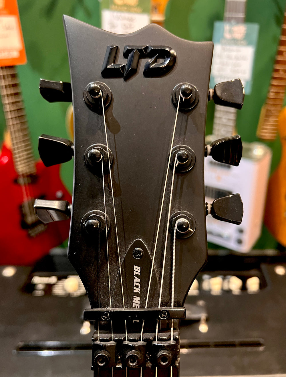 ESP LTD EC-FR Black Metal Left Handed (Pre-Owned) - Music Vault