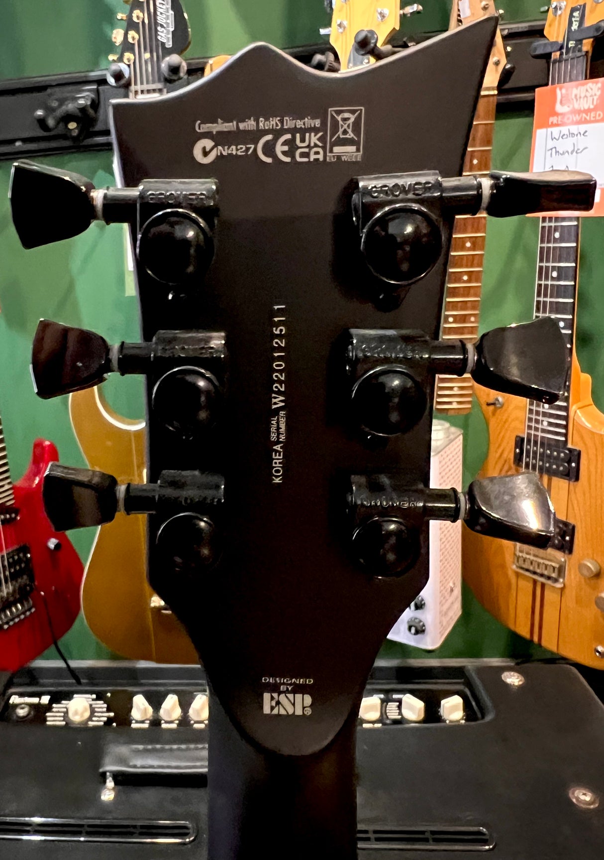 ESP LTD EC-FR Black Metal Left Handed (Pre-Owned) - Music Vault