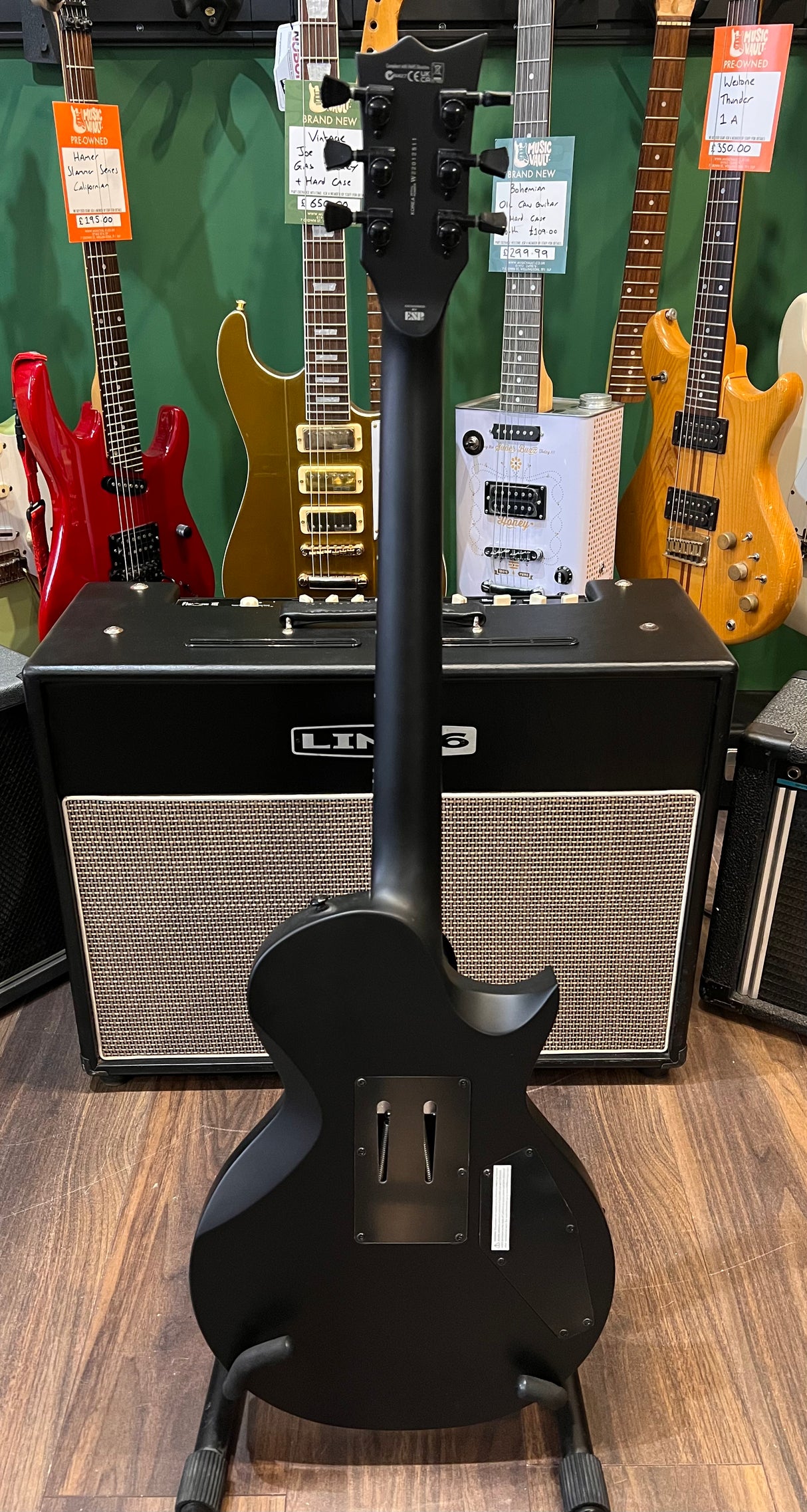 ESP LTD EC-FR Black Metal Left Handed (Pre-Owned) - Music Vault