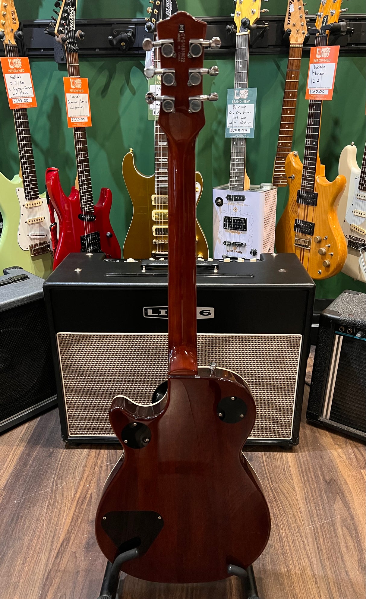 Gretsch G5230T Electromatic Jet FT Single Cut Bigsby Firebird Red (Pre-Owned) - Music Vault