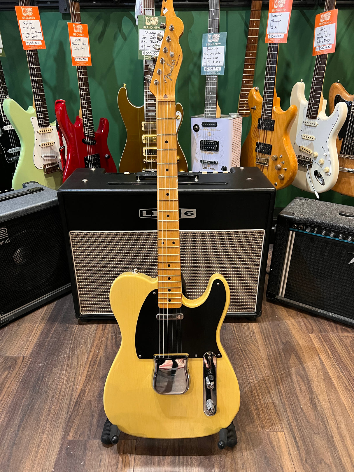 Partscaster 50's Style Telecaster Blonde (Pre-Owned) - Music Vault