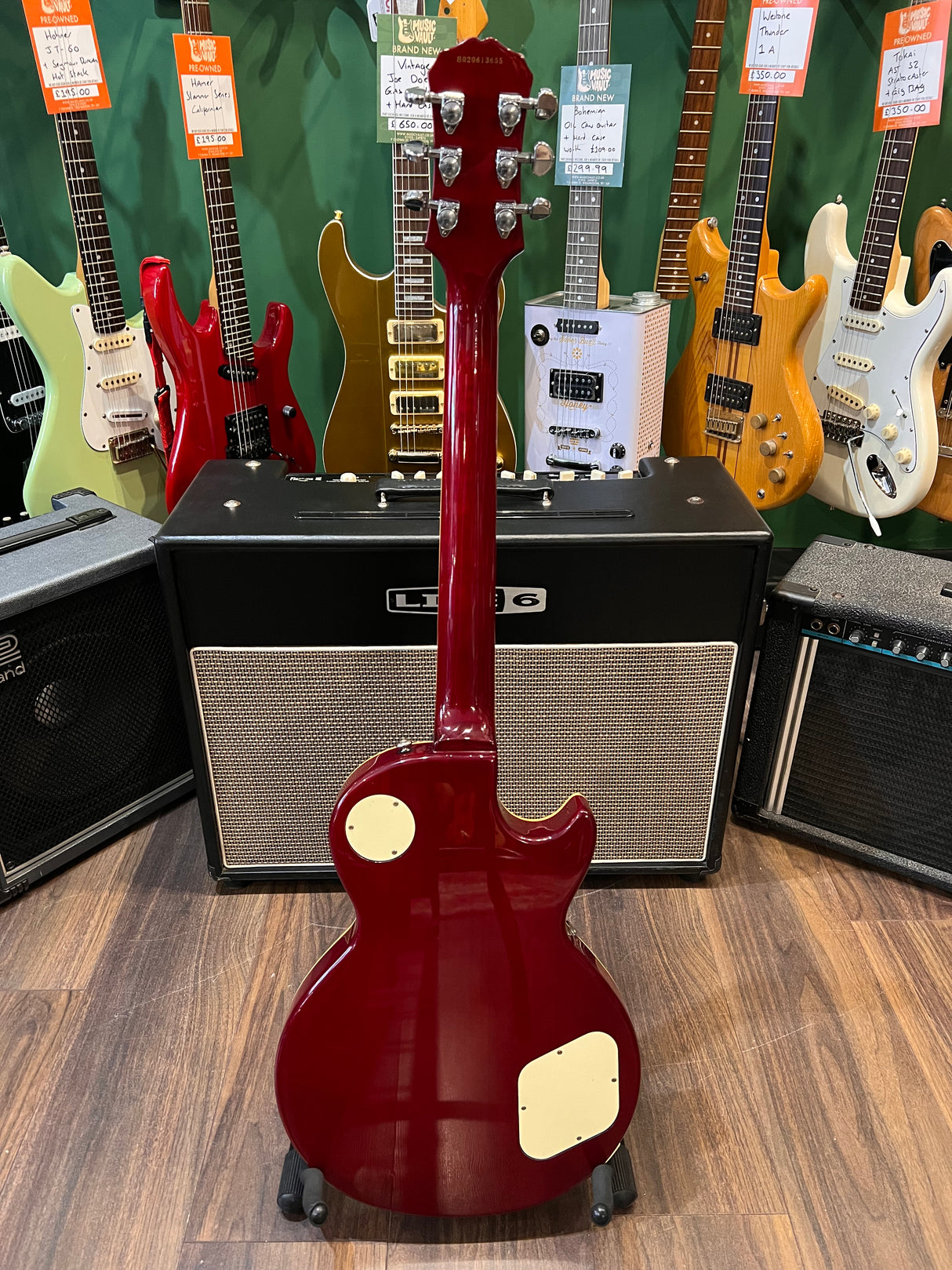 Epiphone Les Paul Standard Heritage Cherry Left Handed 2002 (Pre-Owned) - Music Vault