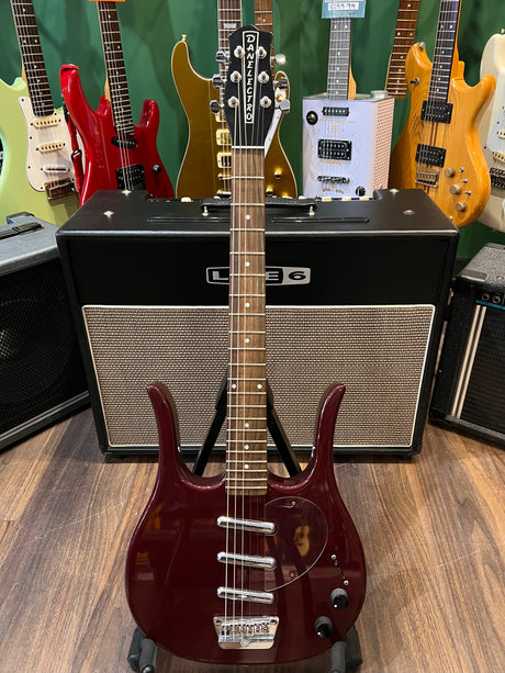 Danelectro 58 Longhorn Beatnik Burgundy (Pre-Owned) - Music Vault