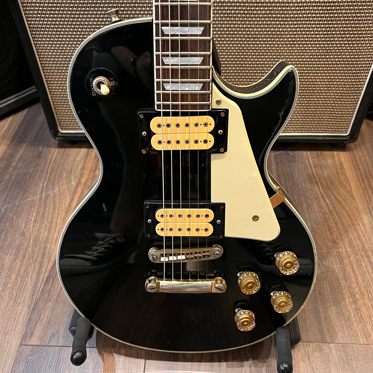 Columbus Les Paul 1970's Black (Pre-Owned) - Music Vault