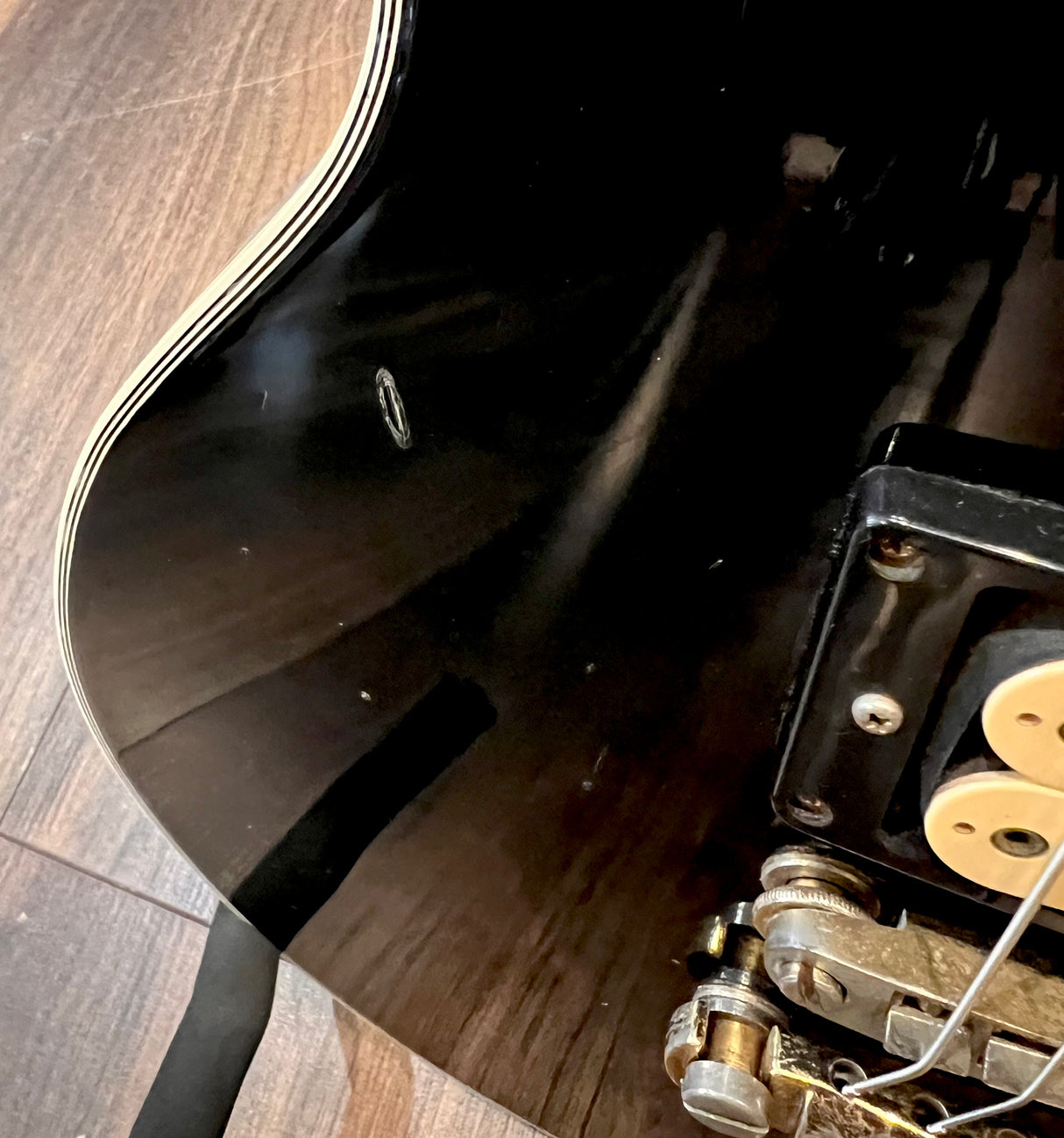 Columbus Les Paul 1970's Black (Pre-Owned) - Music Vault