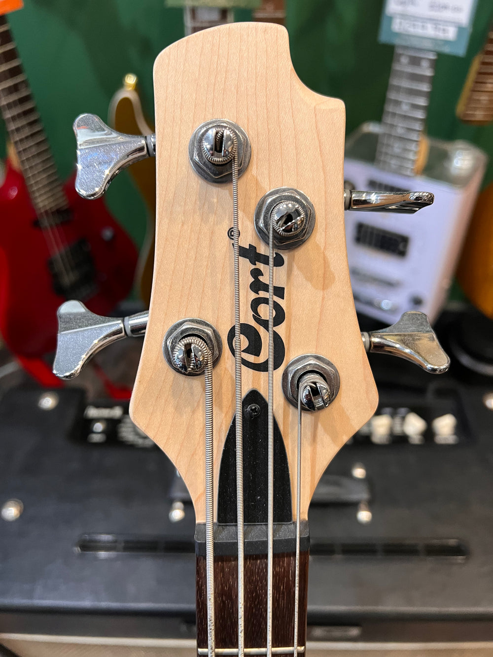 Cort Action PJ Bass Open Pore Black (Pre-Owned) - Music Vault