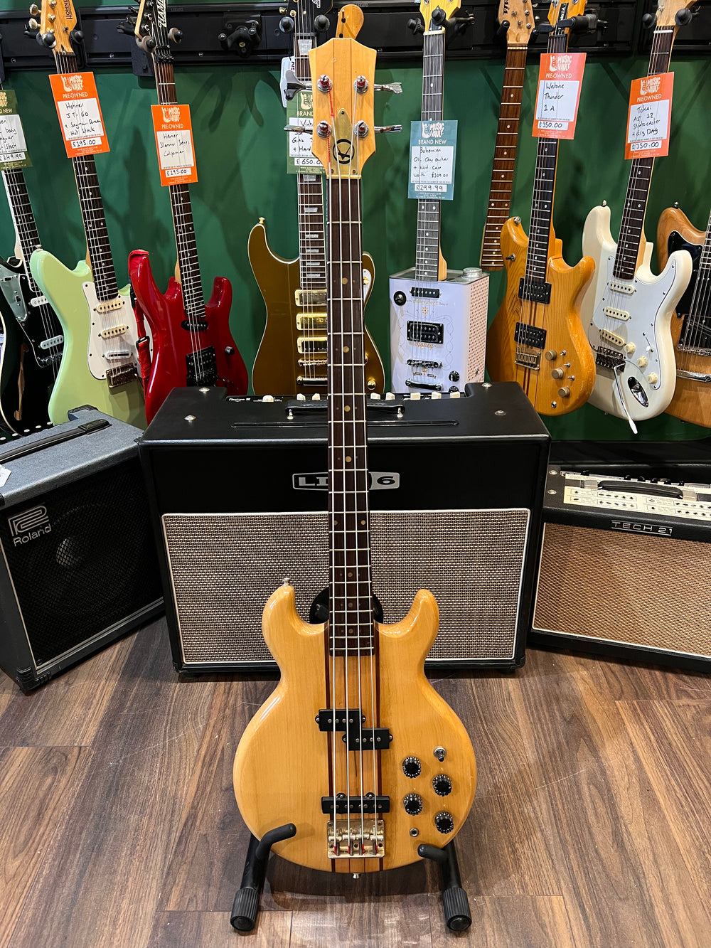 Kay DC-3X Bass Natural (Pre-Owned) - Music Vault