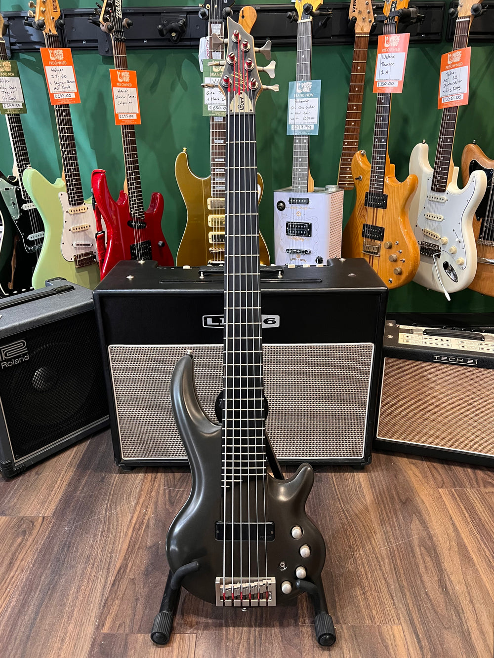 Cort Curbow 6 String Active Bass Guitar (Pre-Owned) - Music Vault