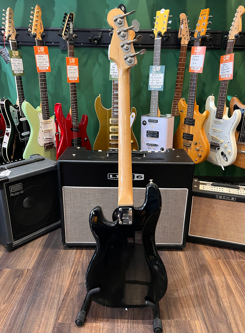 Hohner Precision Bass 1970's Japanese Black (Pre-Owned) - Music Vault