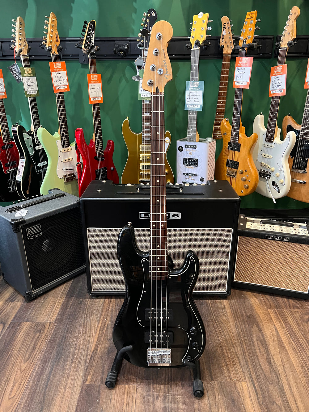 Fender Blacktop Precision Bass 2013 Black (Pre-Owned) - Music Vault