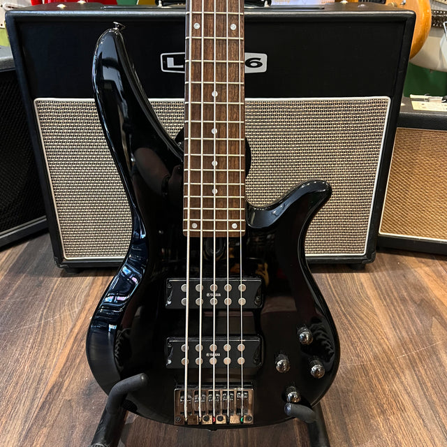 Yamaha RBX375 5 String Bass Black (Pre-Owned) - Music Vault