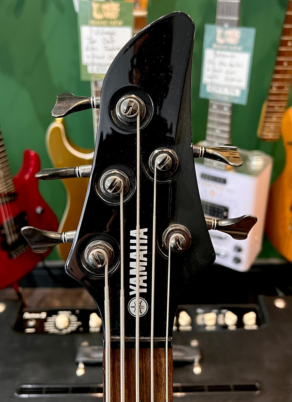 Yamaha RBX375 5 String Bass Black (Pre-Owned) - Music Vault