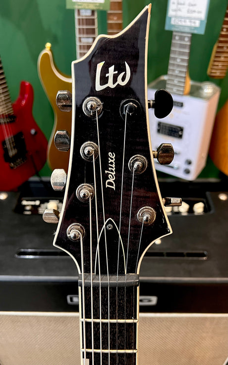 ESP LTD H1007 7 String See Thru Black (Pre-Owned) - Music Vault