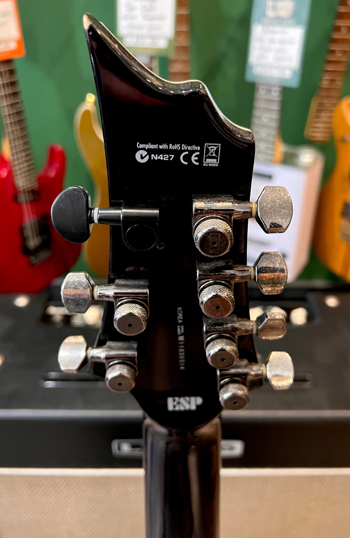 ESP LTD H1007 7 String See Thru Black (Pre-Owned) - Music Vault