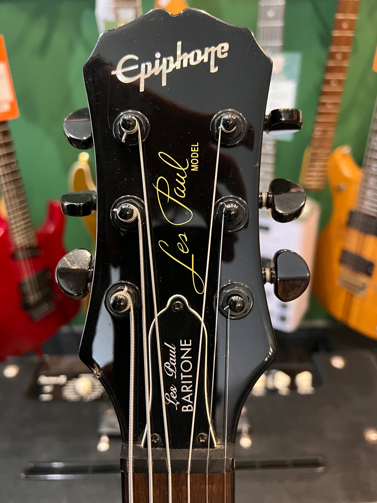 Epiphone Les Paul ENLB Baritone Iron Cross 2004 (Pre-Owned) - Music Vault