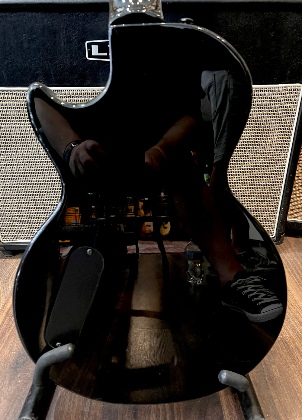 Epiphone Les Paul ENLB Baritone Iron Cross 2004 (Pre-Owned) - Music Vault