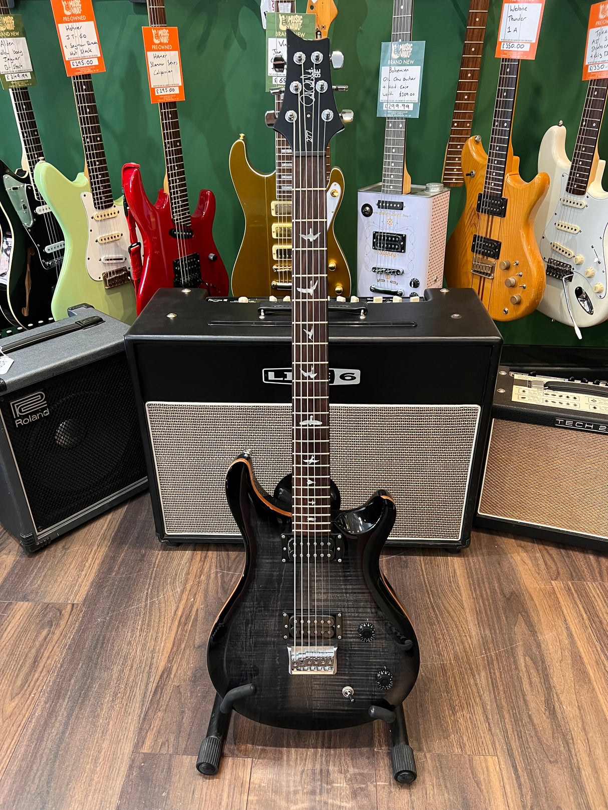 PRS SE 277 Baritone Charcoal Burst (Pre-Owned)