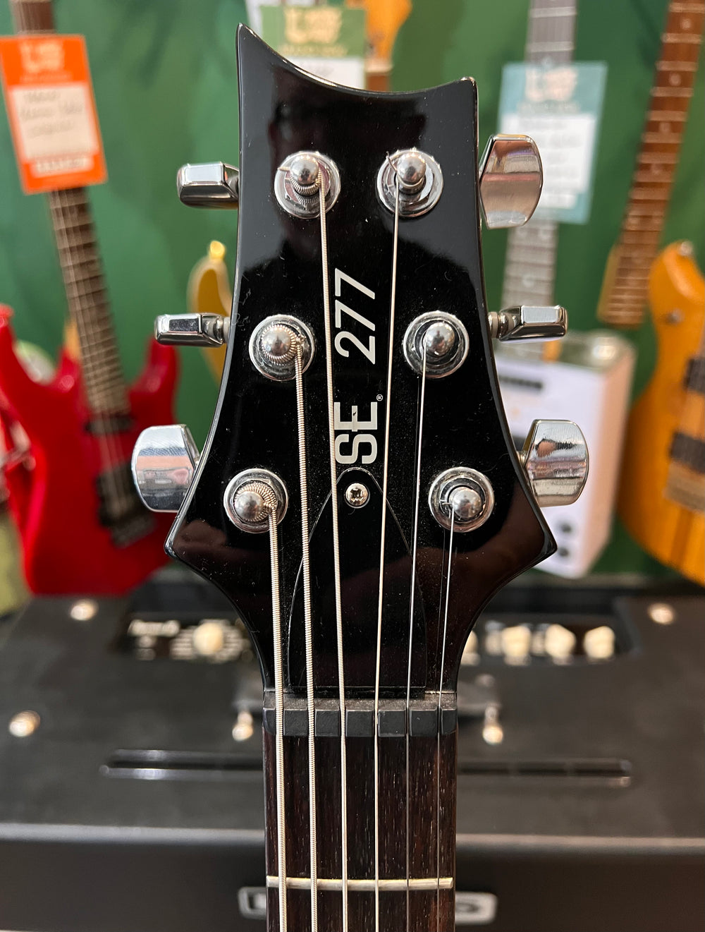 PRS SE 277 Semi Hollow Soapbar Baritone Charcoal Burst (Pre-Owned)