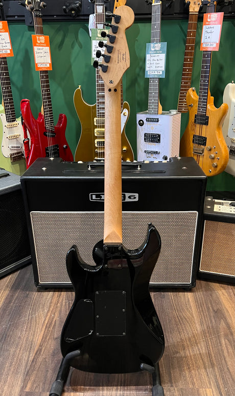 Squire Showmaster Floyd Rose Metallic Black (Pre-Owned) - Music Vault