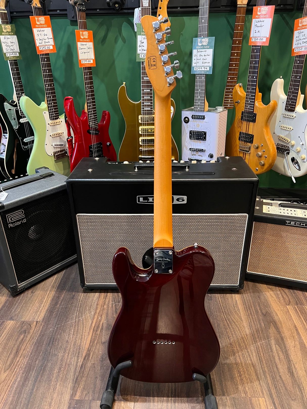 Sire Larry Carlton T7TV Thinline Telecaster Natural (Pre-Owned) - Music Vault