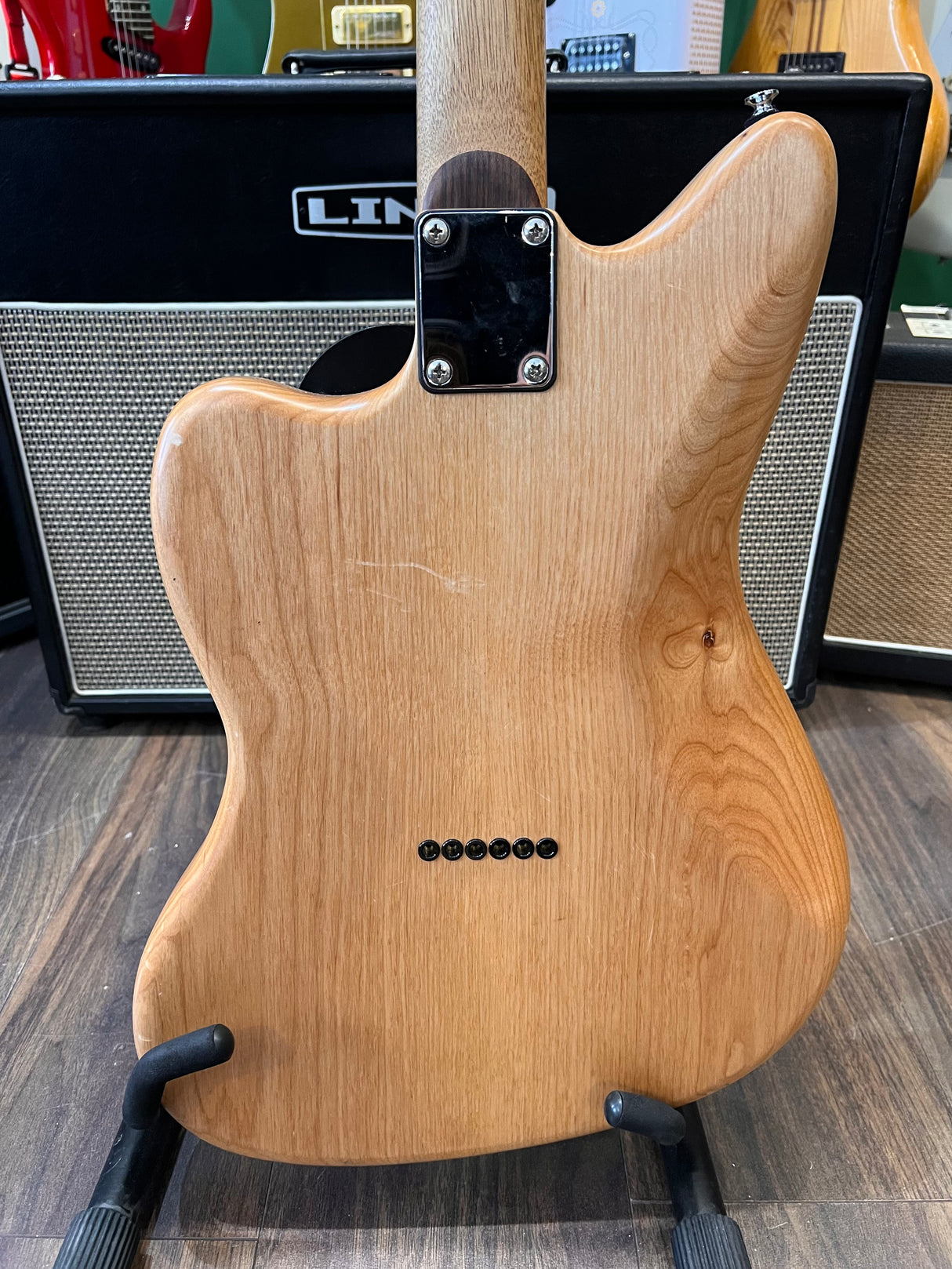 J Davey Custom 12 String Jazzmaster Natural (Pre-Owned) - Music Vault