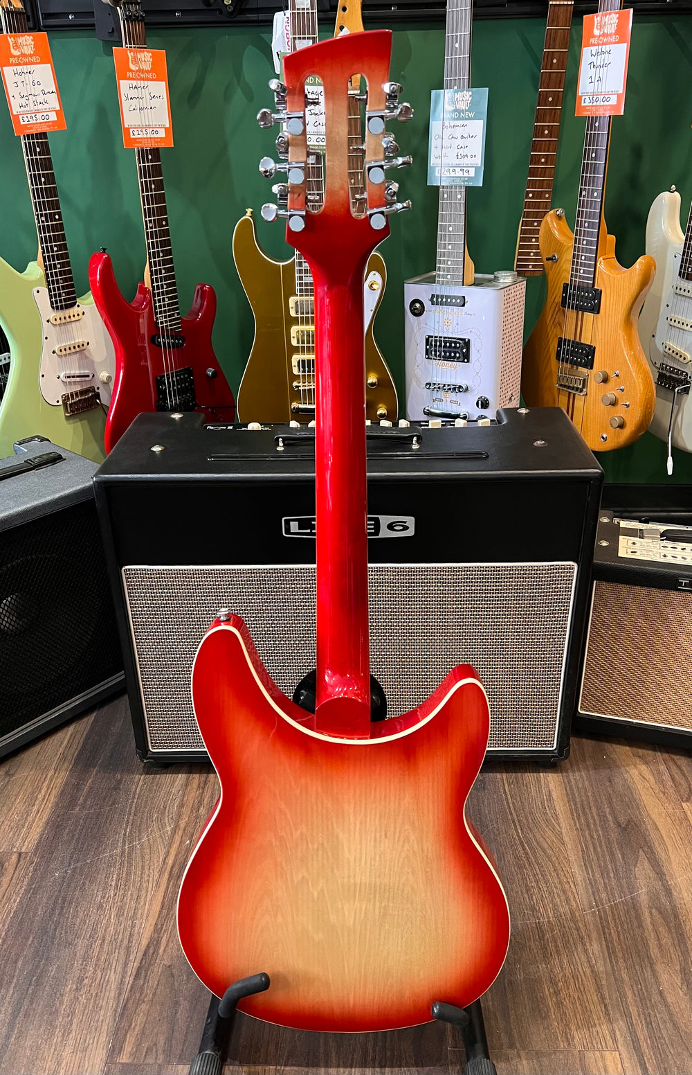 Replica Rickenbacker 330 12 String Left Handed (Pre-Owned) - Music Vault