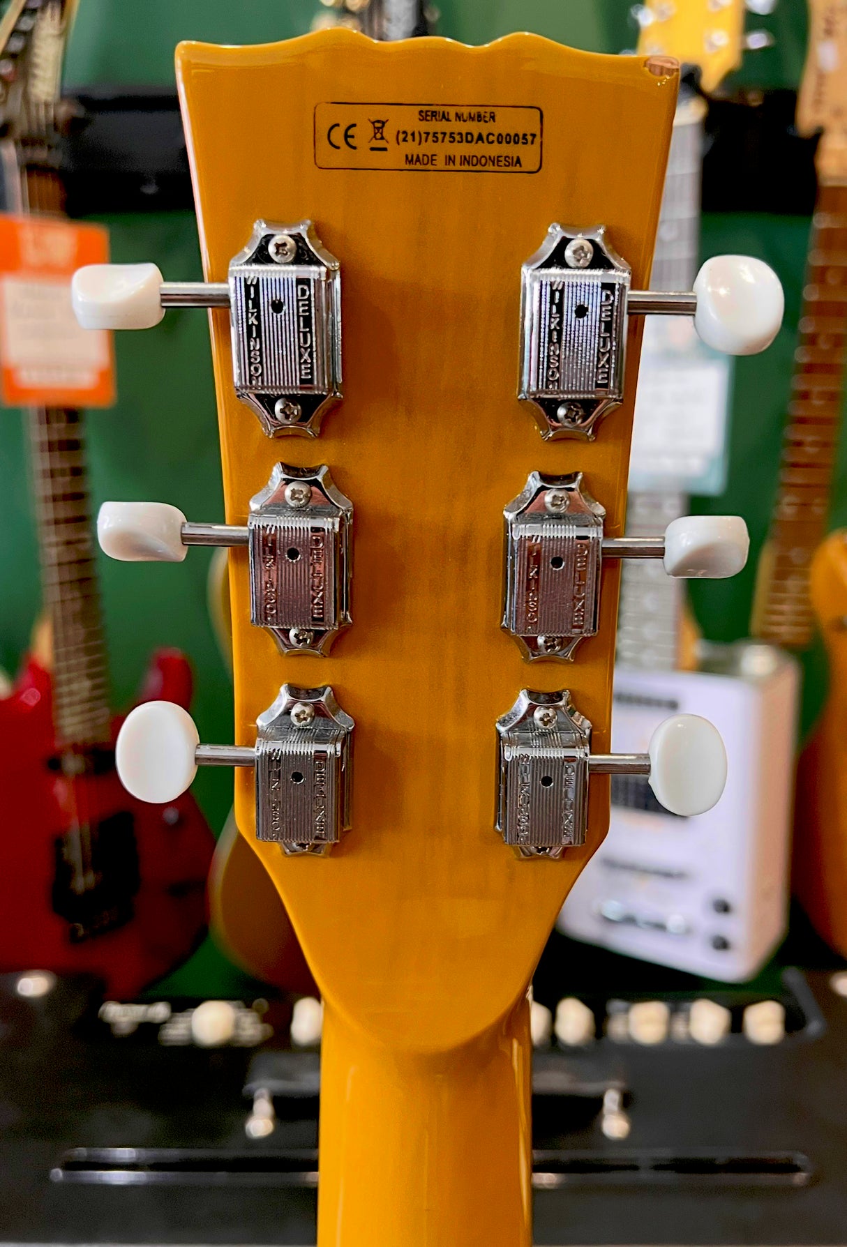 Harley Benton DC Junior FAT TV Yellow (Pre-Owned) - Music Vault