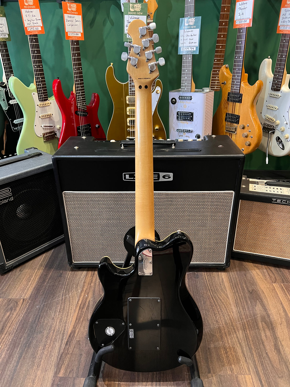 Sterling Music Man Axis AX4 Trans Blue (Pre-Owned)