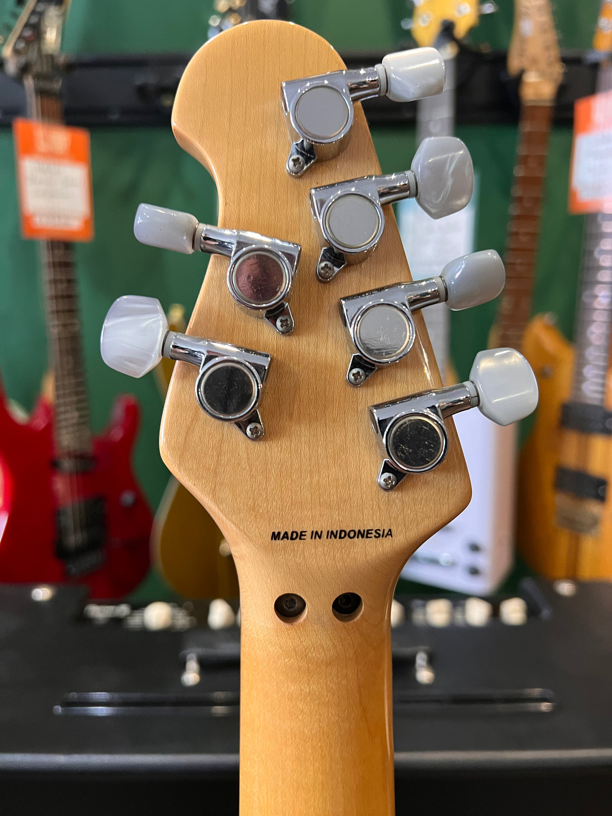 Sterling Music Man Axis AX4 Trans Blue (Pre-Owned)