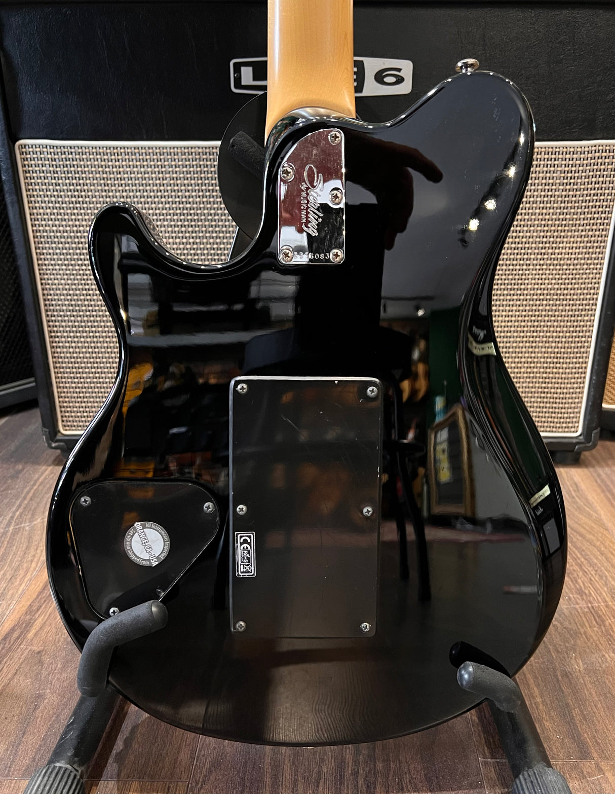 Sterling Music Man Axis AX4 Trans Blue (Pre-Owned)