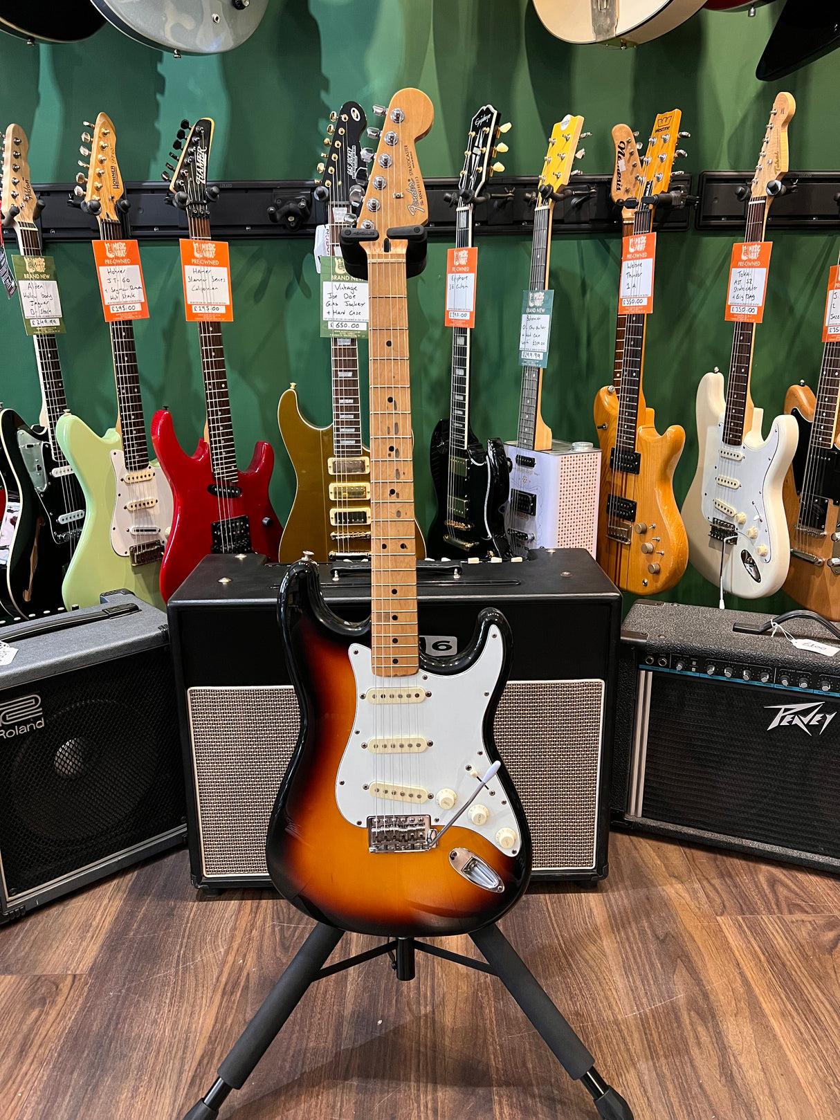 Fender Mexican Standard Stratocaster Sunburst 1994 (Pre-Owned) - Music Vault