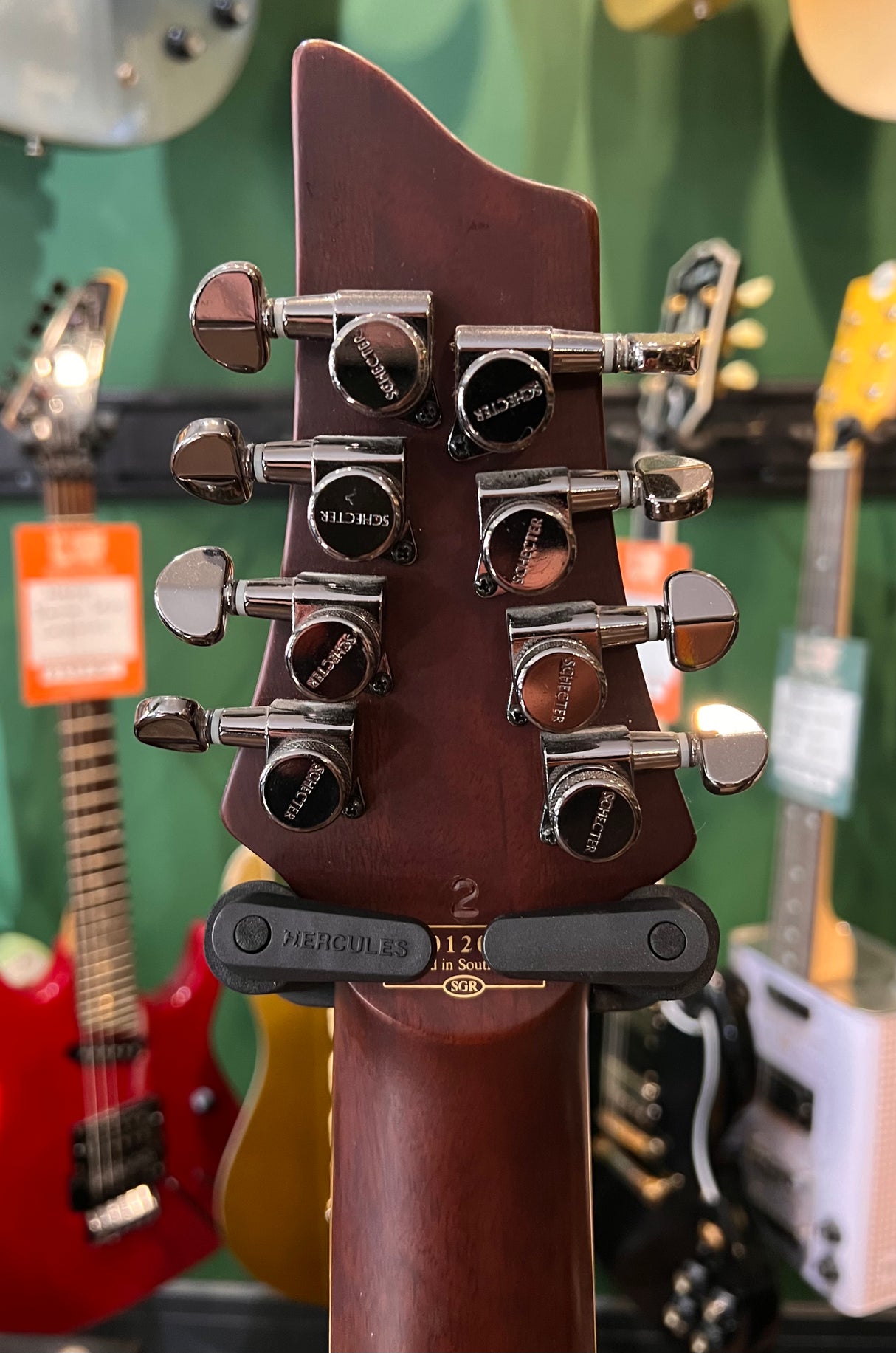 Schecter Blackjack ATX8 C-8 Walnut Satin (Pre-Owned) - Music Vault