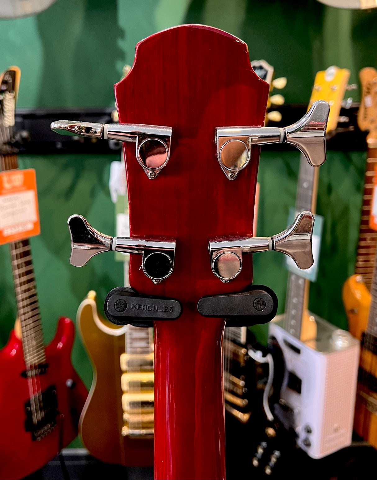 Aria AMB-50B Electro Acoustic Bass Red (Pre-Owned) - Music Vault