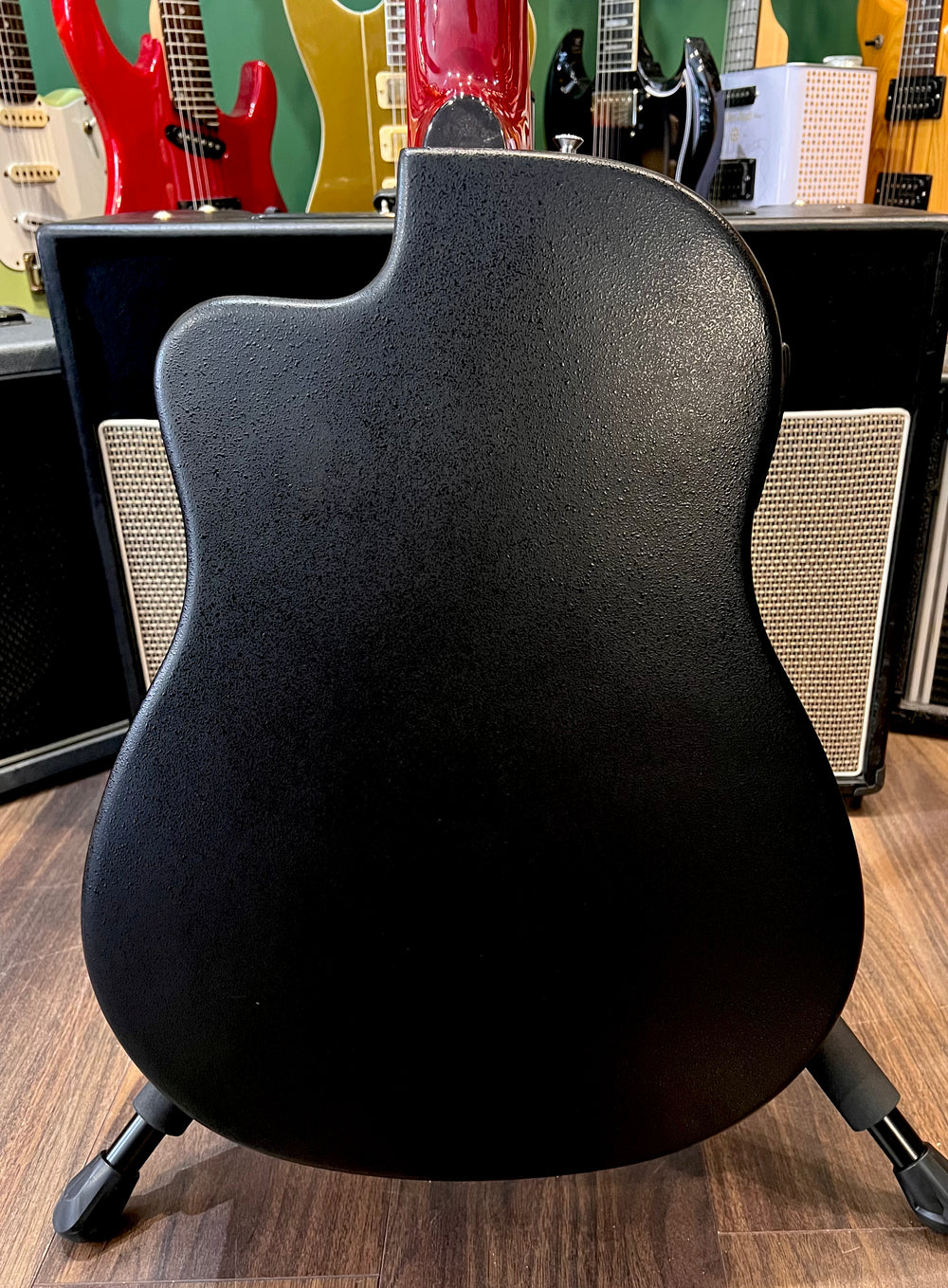 Aria AMB-50B Electro Acoustic Bass Red (Pre-Owned) - Music Vault