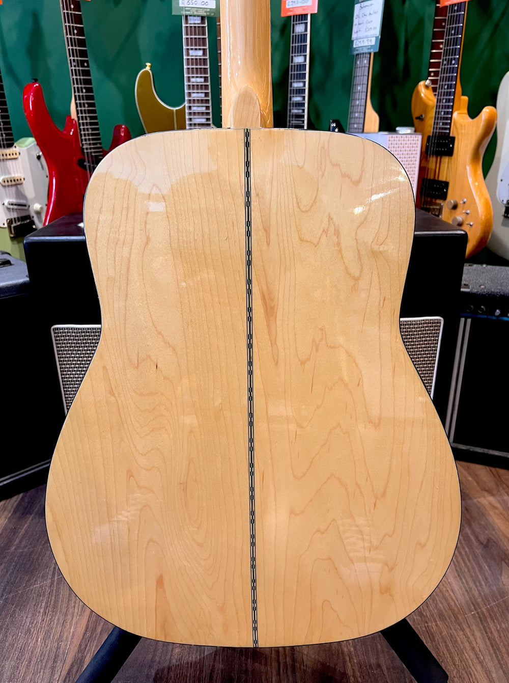 Harmony H6565N Dreadnought Acoustic Natural (Pre-Owned) - Music Vault