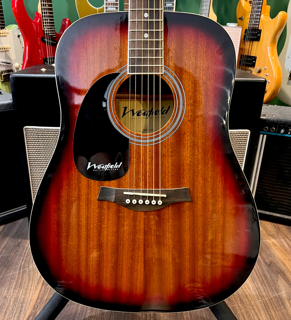 Westfield B200L Dreadnought Acoustic Sunburst Left Handed (Pre-Owned) - Music Vault