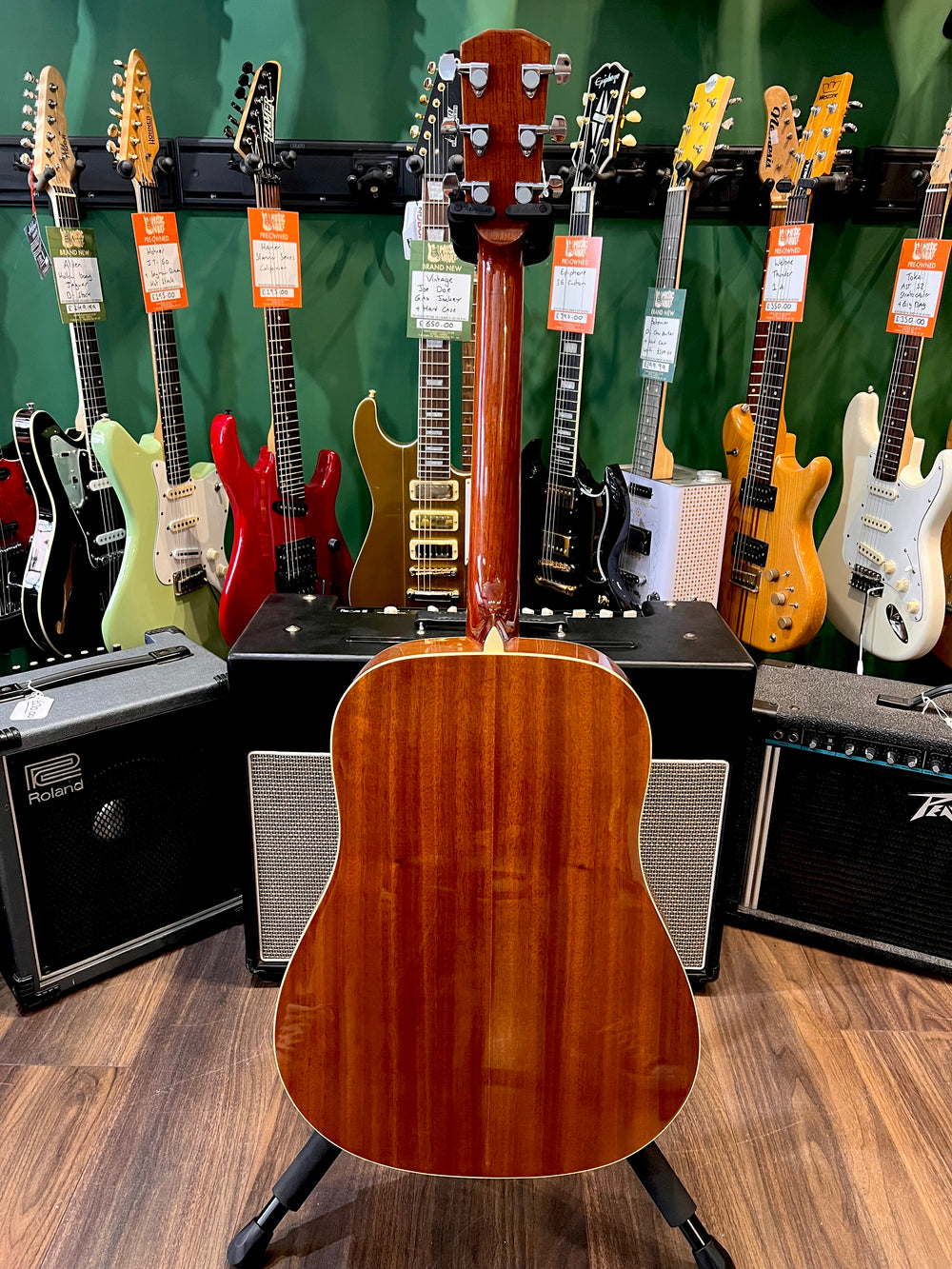 Westfield B200L Dreadnought Acoustic Sunburst Left Handed (Pre-Owned) - Music Vault