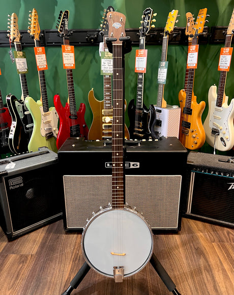 John Grey Long Neck 5 String Banjo (Pre-Owned) - Music Vault