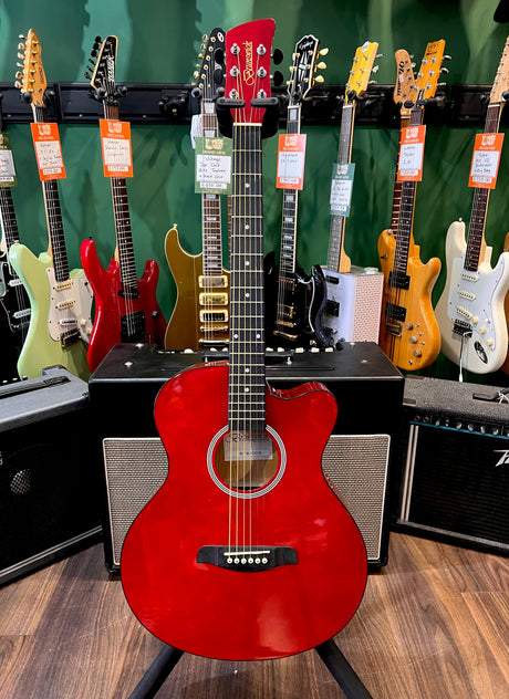 Brunswick BTK30DR Electro Acoustic Red (Pre-Owned) - Music Vault