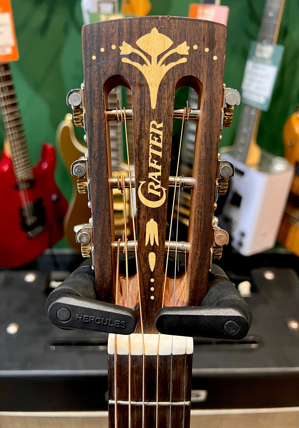 Crafter Mino Macassar Electro Acoustic Natural (Pre-Owned) - Music Vault