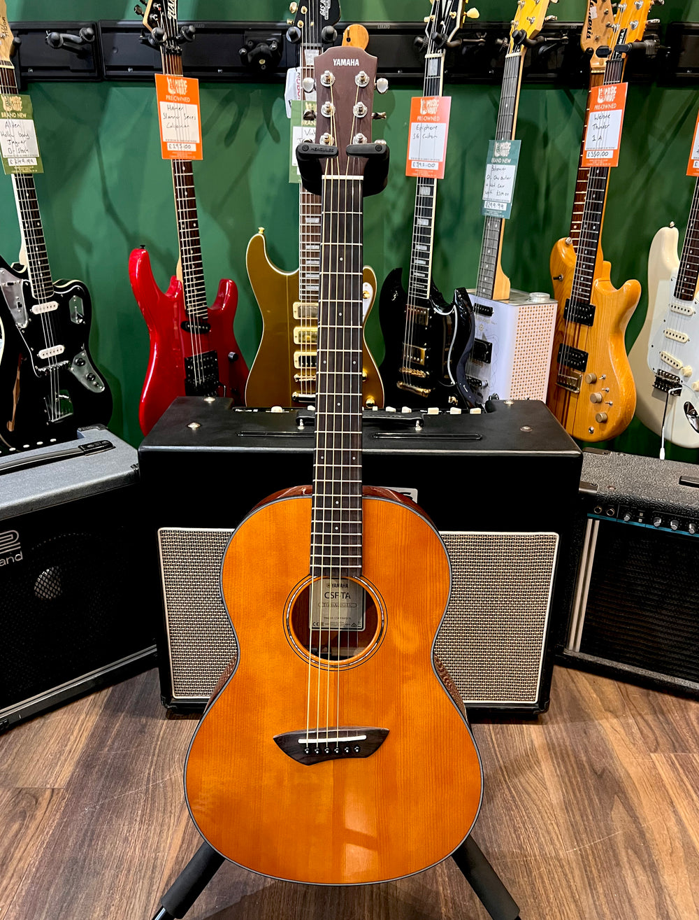 Yamaha CSF-TA TransAcoustic Parlour Natural (Pre-Owned) - Music Vault