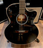 Faith Eclipse Jupiter Jumbo Electro Acoustic Black (Pre-Owned) - Music Vault