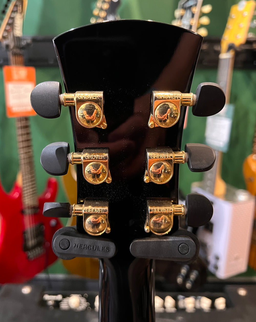 Faith Eclipse Jupiter Jumbo Electro Acoustic Black (Pre-Owned) - Music Vault