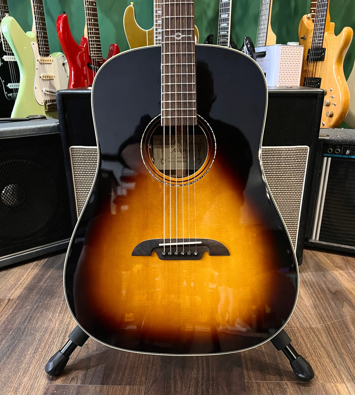 Alvarez Masterworks MDR70ESB Electro Acoustic Dreadnought Sunburst (Pre-Owned)