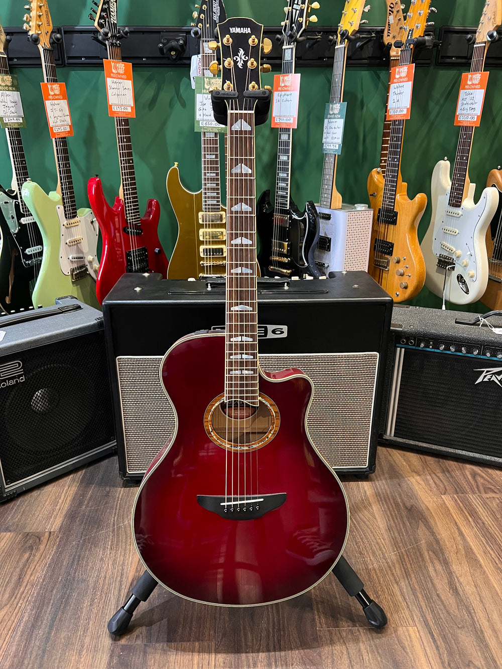 Yamaha APX1000 Electro Acoustic Crimson Red Burst (Pre-Owned)